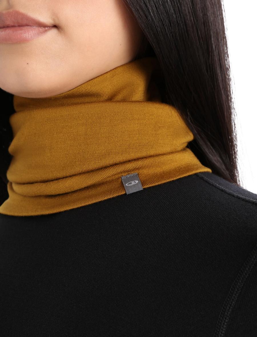 Clove Icebreaker Unisex Merino Apex Chute Women's Scarves | AU 1459DFMN